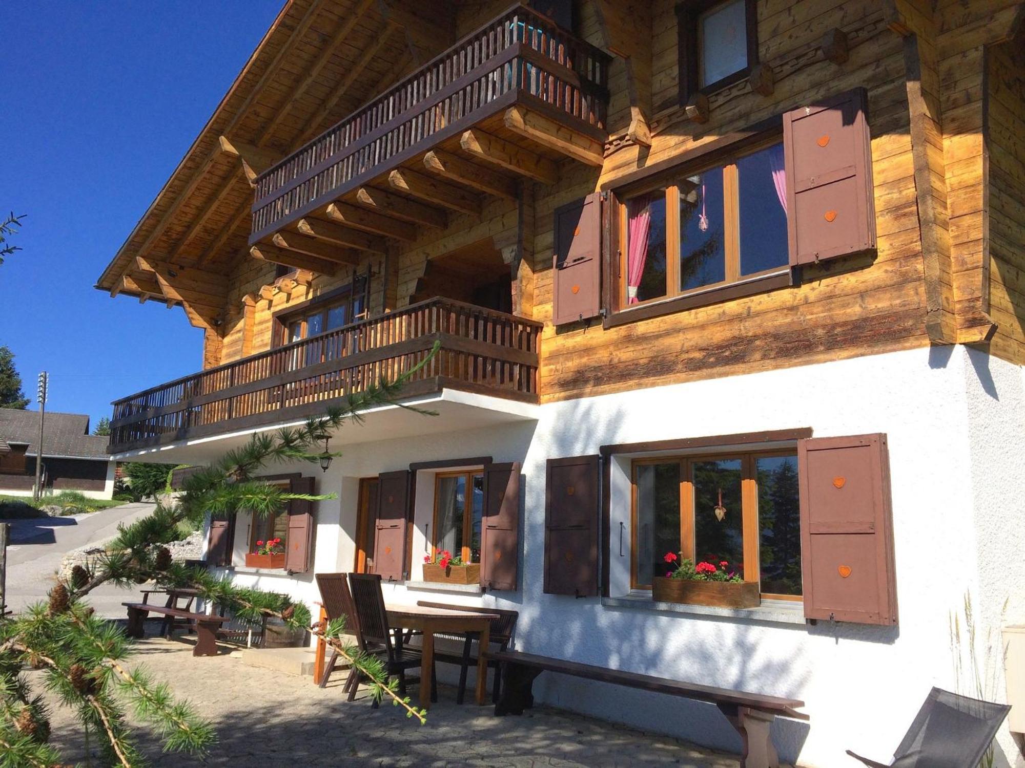 Outstanding Chalet For Groups, South Facing, Breathtaking Views - All Year Round Villa Anzere Exterior photo